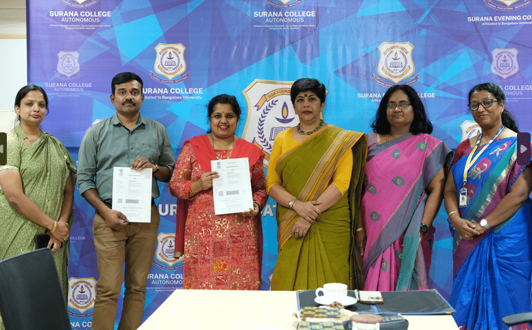 Surana College Bangalore Mou Sign Images photo 3